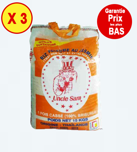 Riz Uncle Sam Cassé 1Fois - 45 Kg